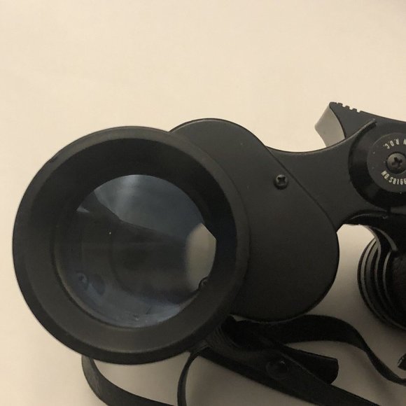 Vintage 60s Bushnell Ensign Binoculars 7x35 Insta Focus Case For Parts Repair - Picture 11 of 16